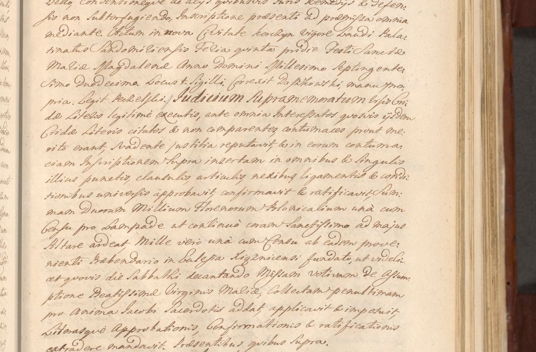 Zdjęcie nr 320 dla obiektu archiwalnego: Acta actorum episcopalium R. D. Casimiri a Łubna Łubiński, episcopi Cracoviensis, ducis Severiae ab anno 1714 ad annum 1719 conscripta. Volumen II