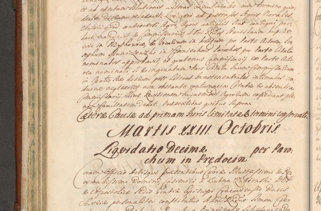 Zdjęcie nr 313 dla obiektu archiwalnego: Acta actorum episcopalium R. D. Casimiri a Łubna Łubiński, episcopi Cracoviensis, ducis Severiae ab anno 1714 ad annum 1719 conscripta. Volumen II