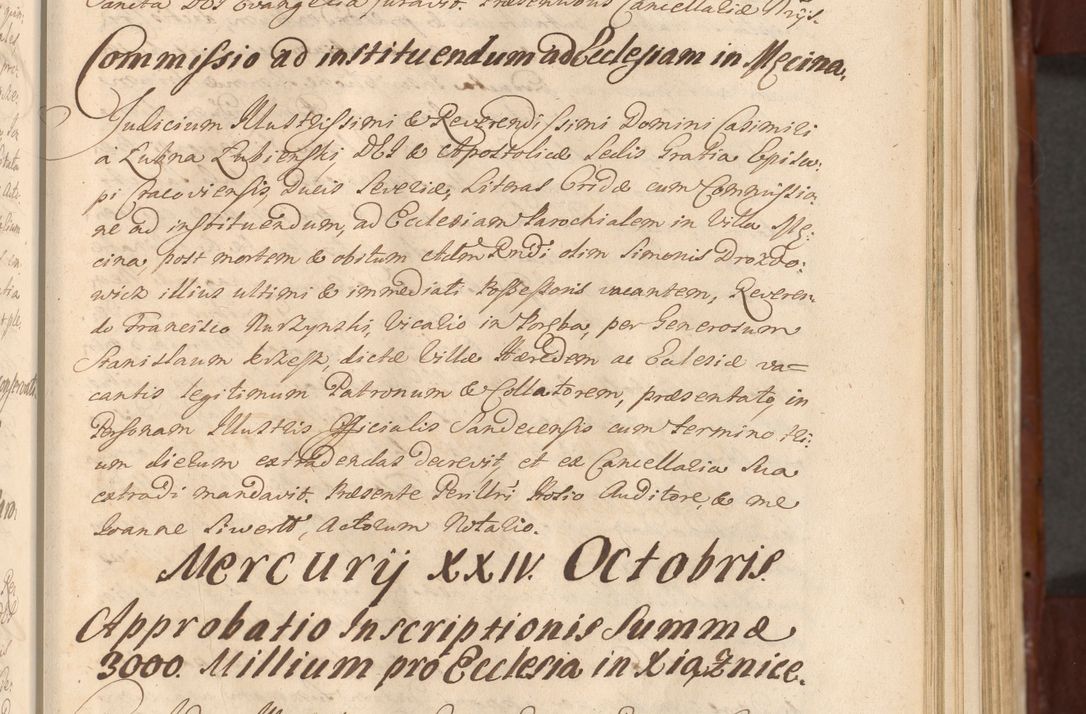 Zdjęcie nr 314 dla obiektu archiwalnego: Acta actorum episcopalium R. D. Casimiri a Łubna Łubiński, episcopi Cracoviensis, ducis Severiae ab anno 1714 ad annum 1719 conscripta. Volumen II