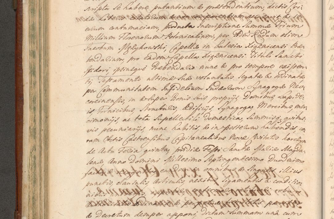 Zdjęcie nr 315 dla obiektu archiwalnego: Acta actorum episcopalium R. D. Casimiri a Łubna Łubiński, episcopi Cracoviensis, ducis Severiae ab anno 1714 ad annum 1719 conscripta. Volumen II