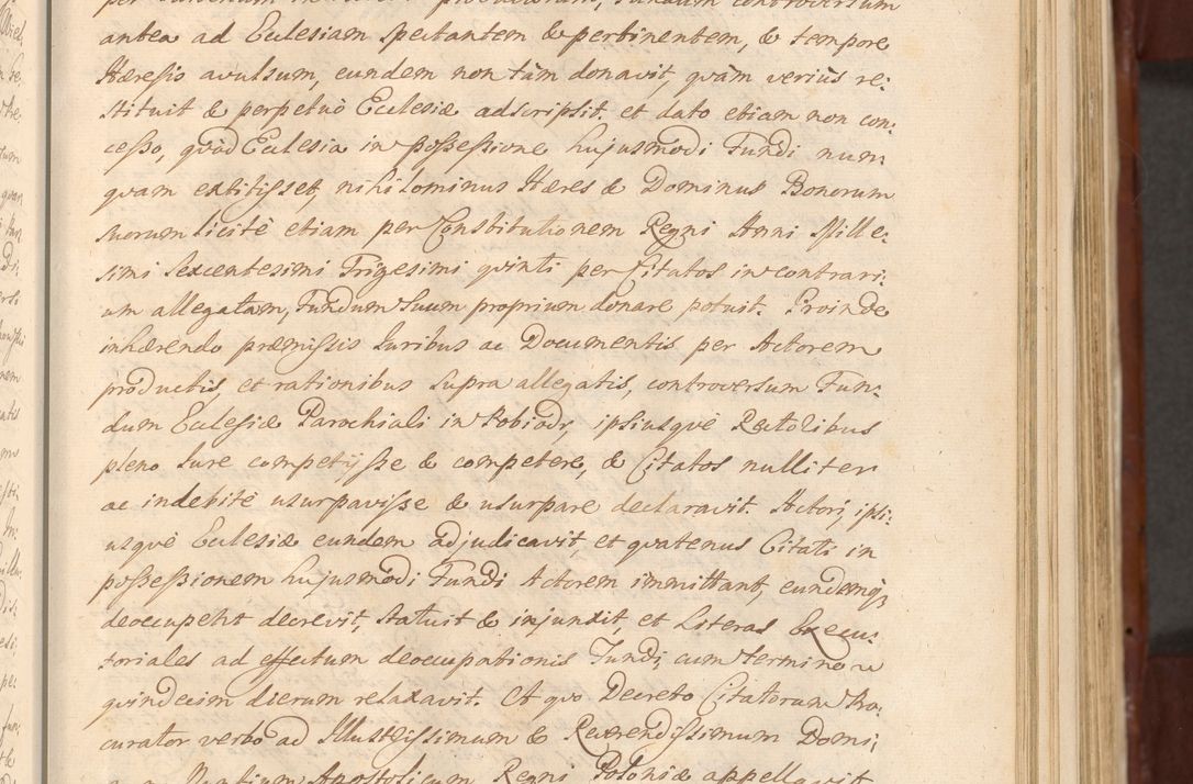 Zdjęcie nr 310 dla obiektu archiwalnego: Acta actorum episcopalium R. D. Casimiri a Łubna Łubiński, episcopi Cracoviensis, ducis Severiae ab anno 1714 ad annum 1719 conscripta. Volumen II