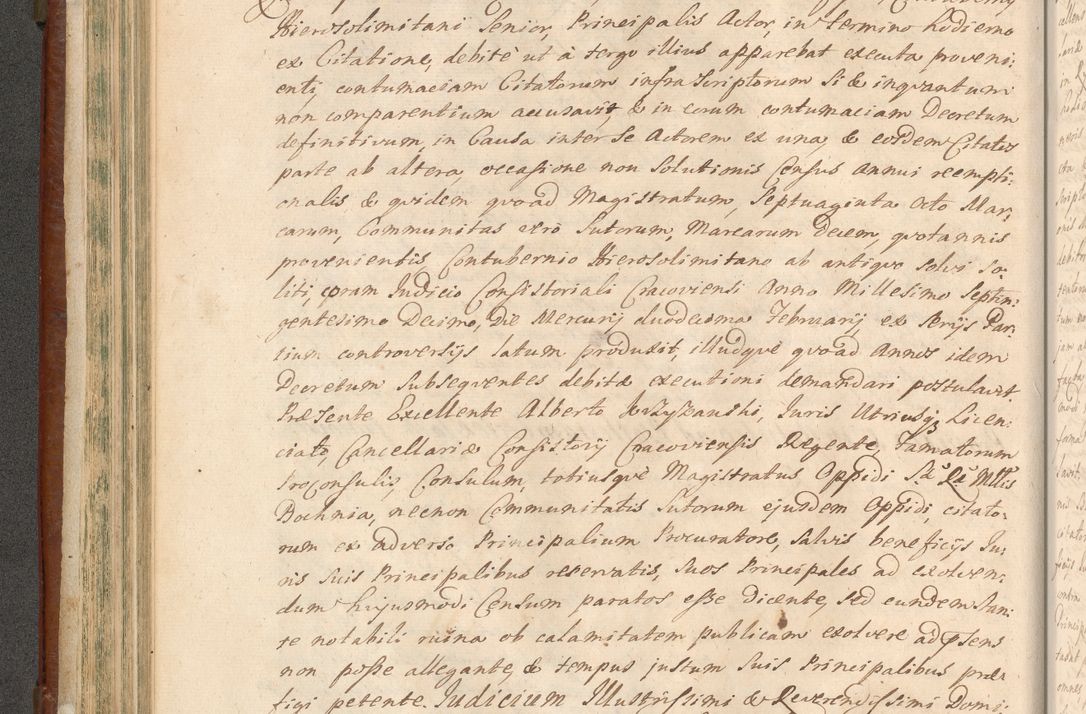 Zdjęcie nr 297 dla obiektu archiwalnego: Acta actorum episcopalium R. D. Casimiri a Łubna Łubiński, episcopi Cracoviensis, ducis Severiae ab anno 1714 ad annum 1719 conscripta. Volumen II