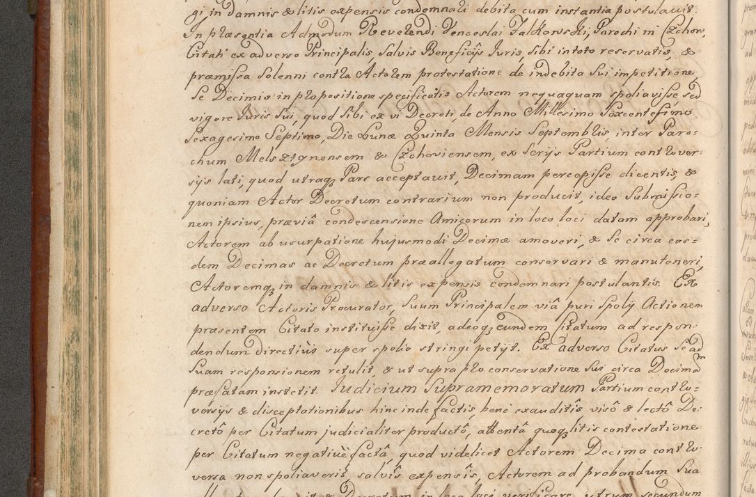 Zdjęcie nr 285 dla obiektu archiwalnego: Acta actorum episcopalium R. D. Casimiri a Łubna Łubiński, episcopi Cracoviensis, ducis Severiae ab anno 1714 ad annum 1719 conscripta. Volumen II