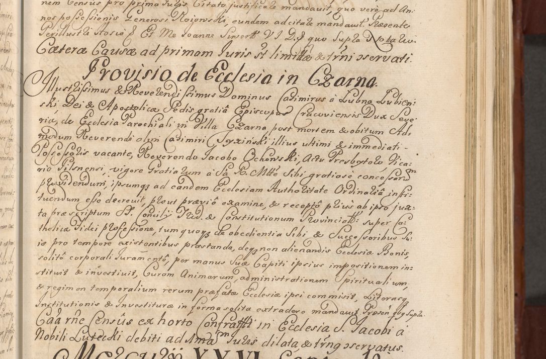 Zdjęcie nr 284 dla obiektu archiwalnego: Acta actorum episcopalium R. D. Casimiri a Łubna Łubiński, episcopi Cracoviensis, ducis Severiae ab anno 1714 ad annum 1719 conscripta. Volumen II