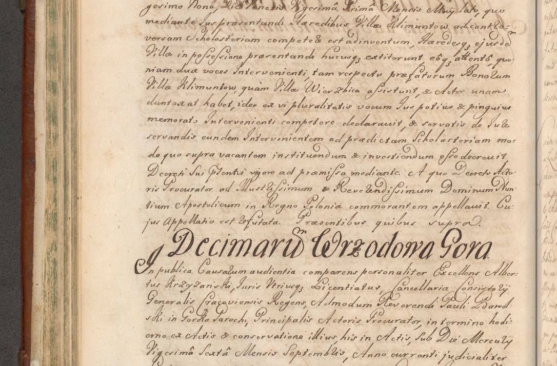 Zdjęcie nr 289 dla obiektu archiwalnego: Acta actorum episcopalium R. D. Casimiri a Łubna Łubiński, episcopi Cracoviensis, ducis Severiae ab anno 1714 ad annum 1719 conscripta. Volumen II