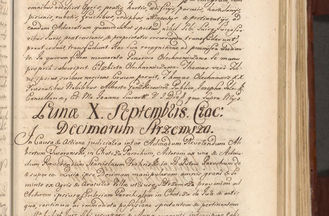 Zdjęcie nr 264 dla obiektu archiwalnego: Acta actorum episcopalium R. D. Casimiri a Łubna Łubiński, episcopi Cracoviensis, ducis Severiae ab anno 1714 ad annum 1719 conscripta. Volumen II