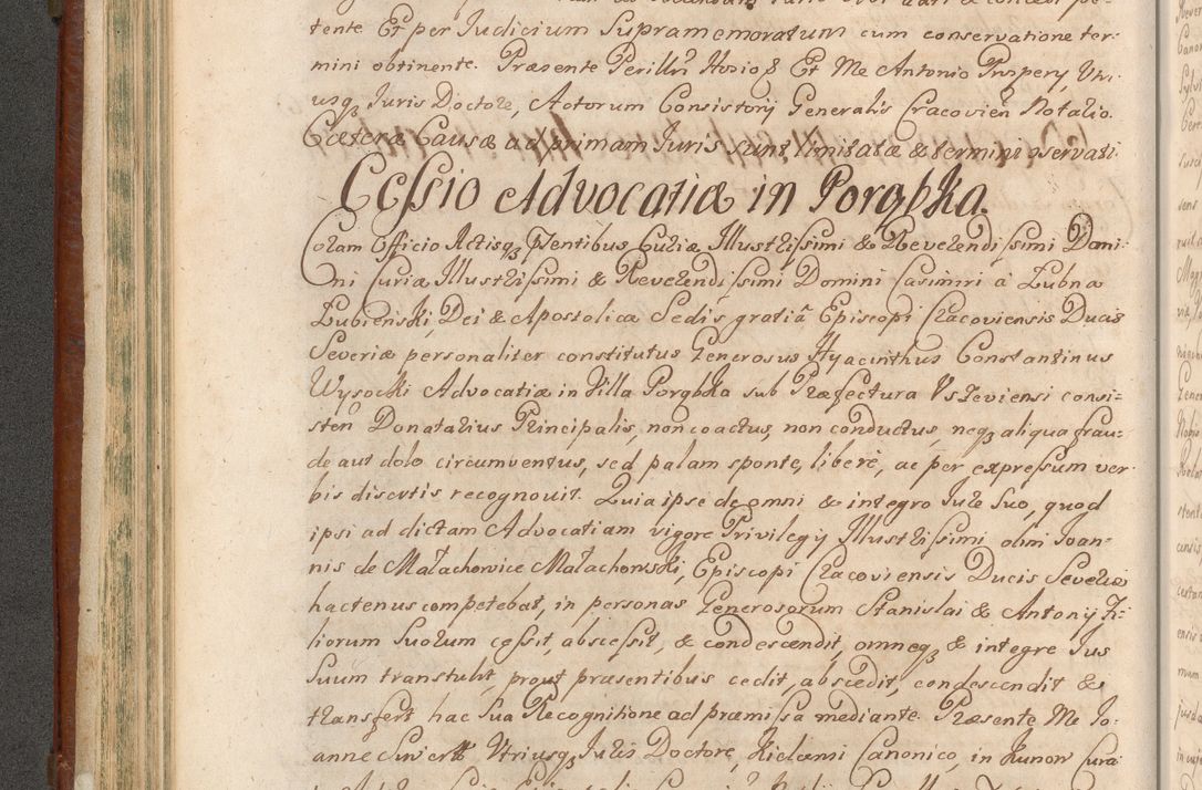 Zdjęcie nr 261 dla obiektu archiwalnego: Acta actorum episcopalium R. D. Casimiri a Łubna Łubiński, episcopi Cracoviensis, ducis Severiae ab anno 1714 ad annum 1719 conscripta. Volumen II