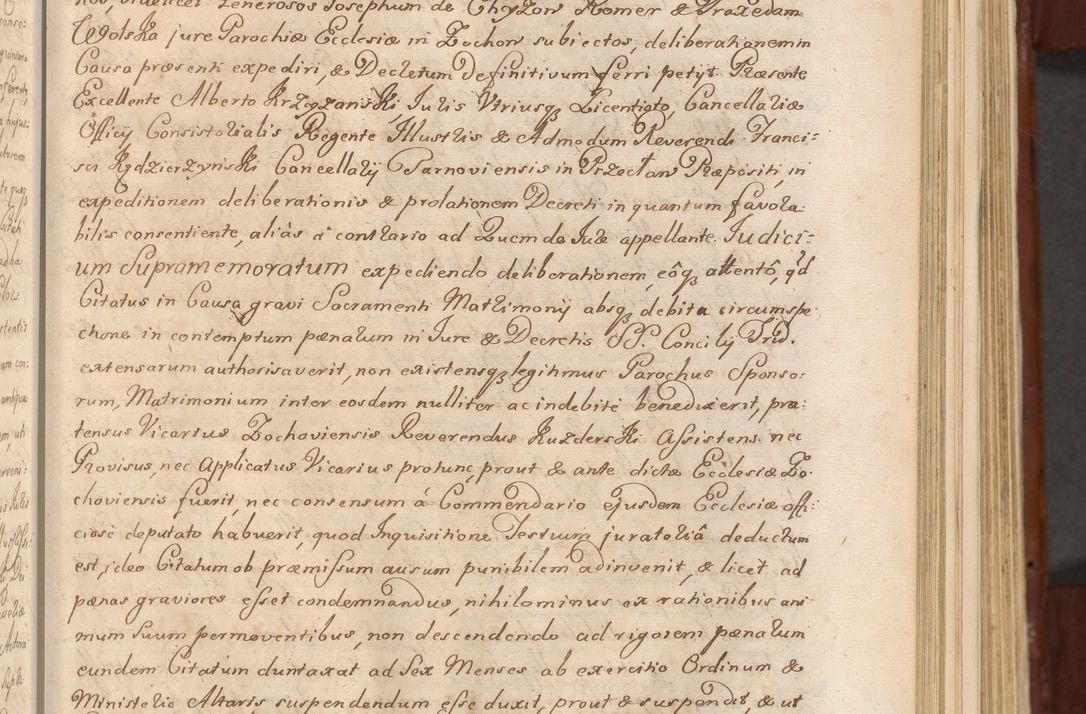 Zdjęcie nr 258 dla obiektu archiwalnego: Acta actorum episcopalium R. D. Casimiri a Łubna Łubiński, episcopi Cracoviensis, ducis Severiae ab anno 1714 ad annum 1719 conscripta. Volumen II