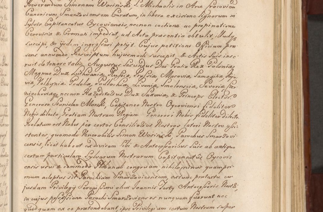 Zdjęcie nr 262 dla obiektu archiwalnego: Acta actorum episcopalium R. D. Casimiri a Łubna Łubiński, episcopi Cracoviensis, ducis Severiae ab anno 1714 ad annum 1719 conscripta. Volumen II