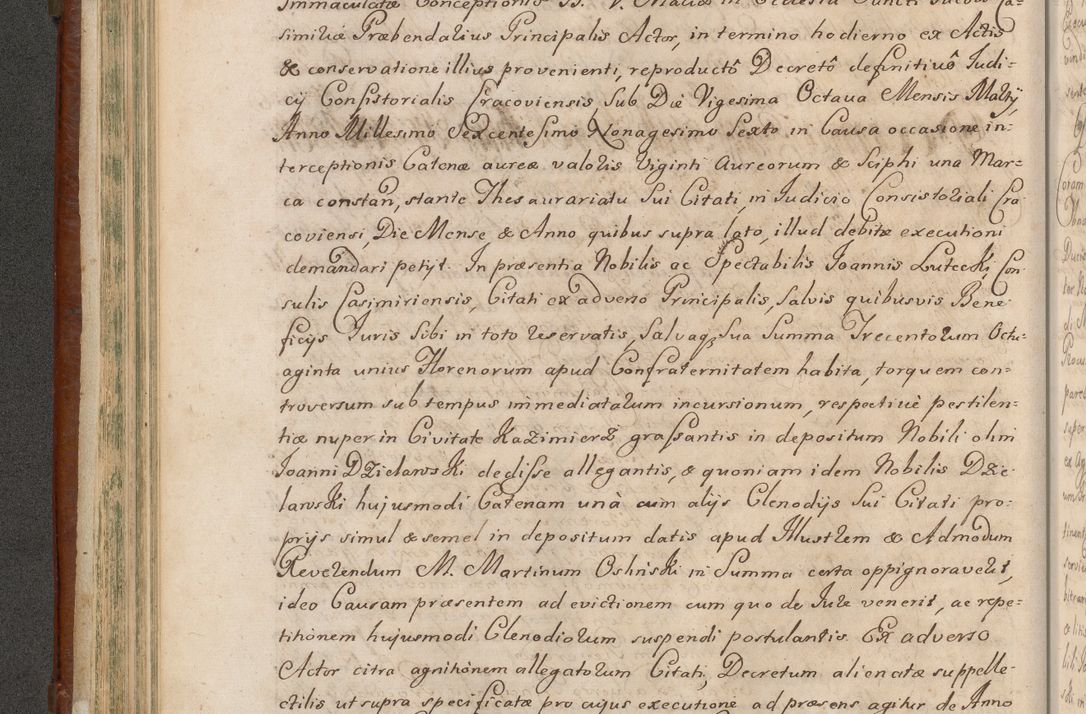 Zdjęcie nr 259 dla obiektu archiwalnego: Acta actorum episcopalium R. D. Casimiri a Łubna Łubiński, episcopi Cracoviensis, ducis Severiae ab anno 1714 ad annum 1719 conscripta. Volumen II
