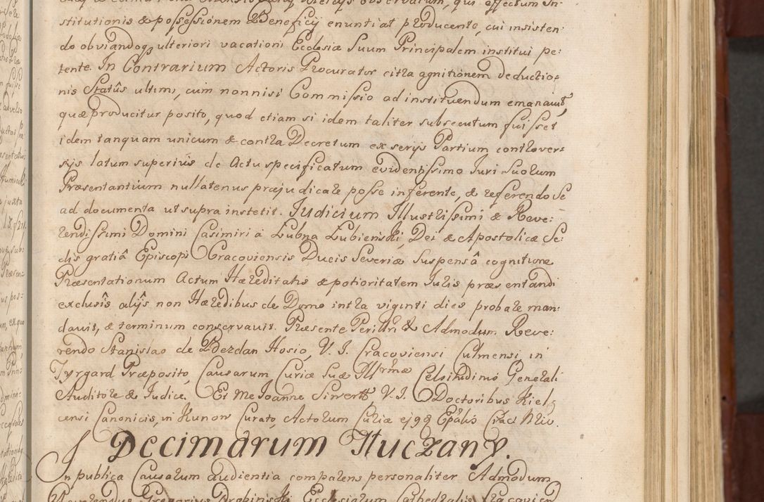 Zdjęcie nr 256 dla obiektu archiwalnego: Acta actorum episcopalium R. D. Casimiri a Łubna Łubiński, episcopi Cracoviensis, ducis Severiae ab anno 1714 ad annum 1719 conscripta. Volumen II