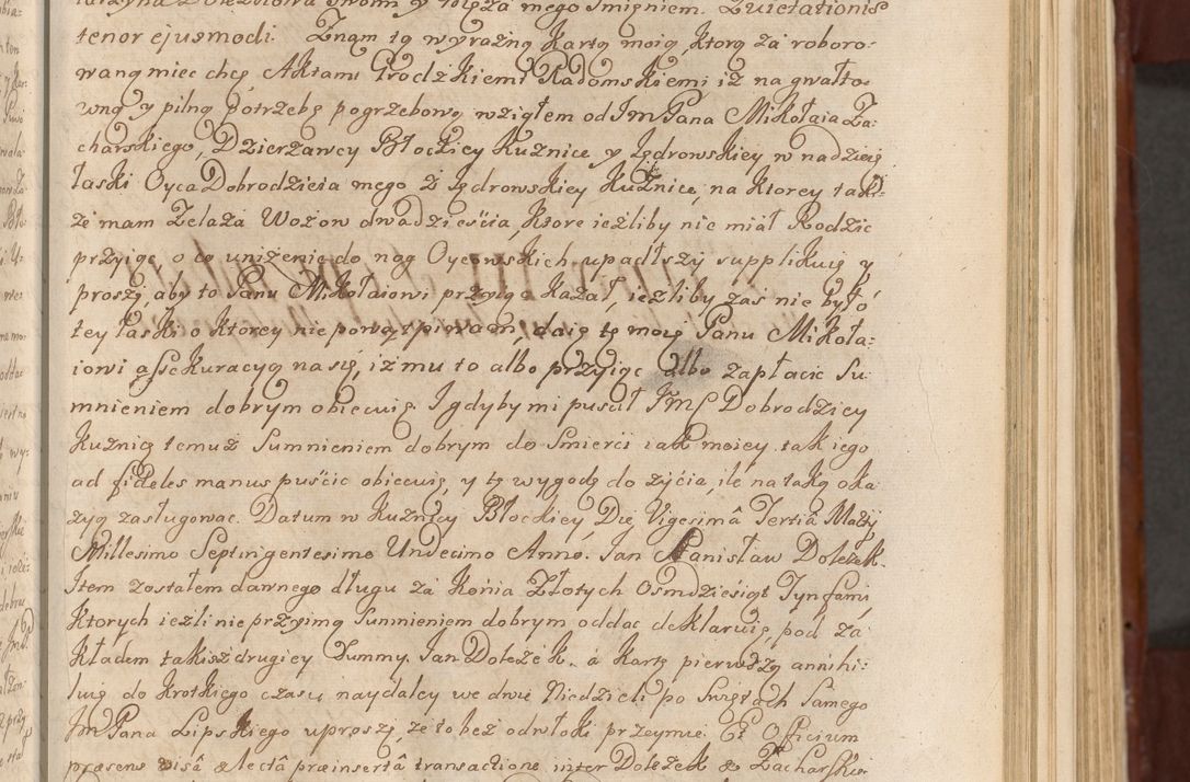 Zdjęcie nr 252 dla obiektu archiwalnego: Acta actorum episcopalium R. D. Casimiri a Łubna Łubiński, episcopi Cracoviensis, ducis Severiae ab anno 1714 ad annum 1719 conscripta. Volumen II