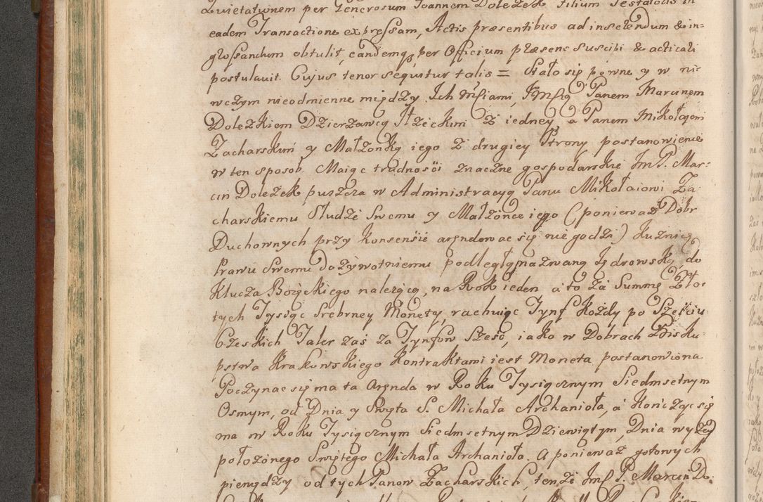 Zdjęcie nr 249 dla obiektu archiwalnego: Acta actorum episcopalium R. D. Casimiri a Łubna Łubiński, episcopi Cracoviensis, ducis Severiae ab anno 1714 ad annum 1719 conscripta. Volumen II
