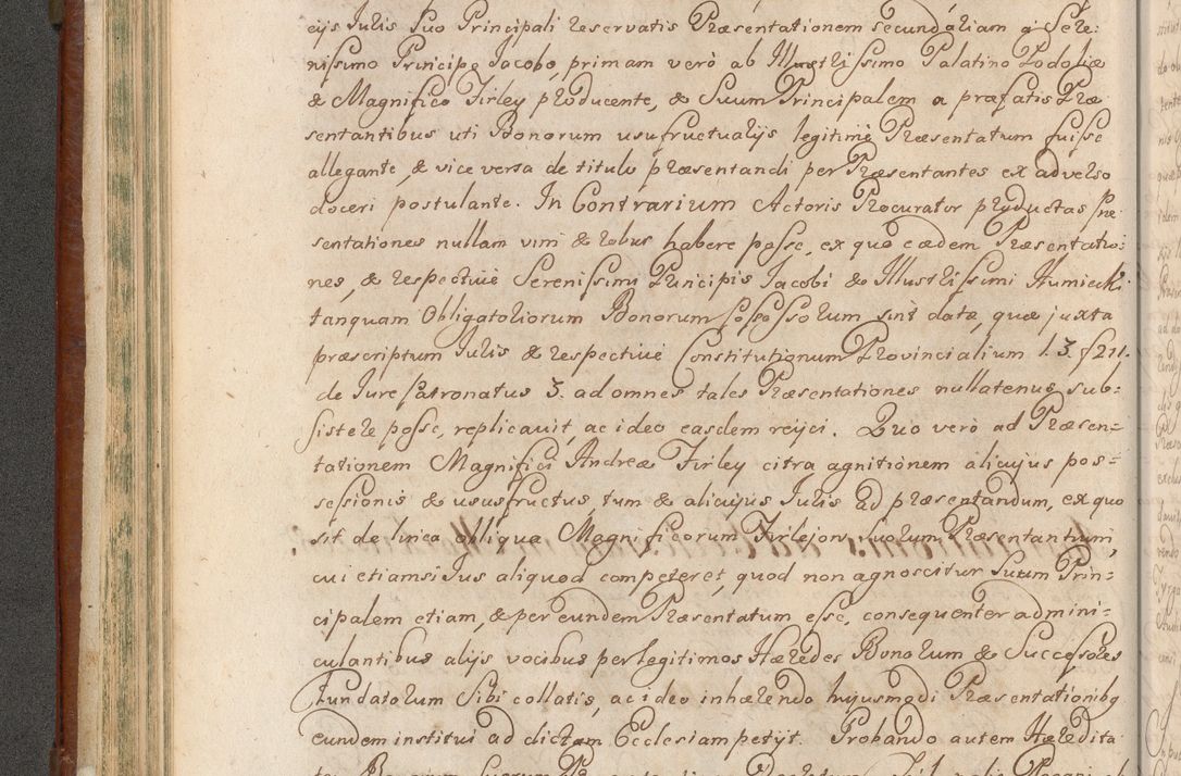 Zdjęcie nr 255 dla obiektu archiwalnego: Acta actorum episcopalium R. D. Casimiri a Łubna Łubiński, episcopi Cracoviensis, ducis Severiae ab anno 1714 ad annum 1719 conscripta. Volumen II