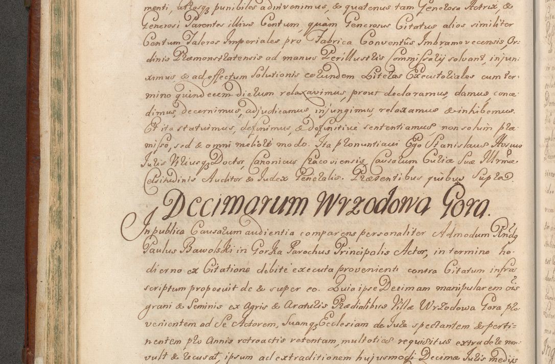 Zdjęcie nr 247 dla obiektu archiwalnego: Acta actorum episcopalium R. D. Casimiri a Łubna Łubiński, episcopi Cracoviensis, ducis Severiae ab anno 1714 ad annum 1719 conscripta. Volumen II