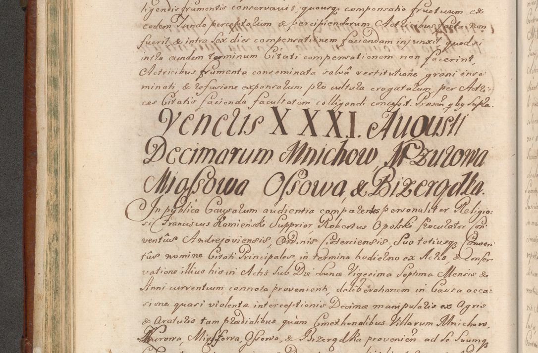 Zdjęcie nr 241 dla obiektu archiwalnego: Acta actorum episcopalium R. D. Casimiri a Łubna Łubiński, episcopi Cracoviensis, ducis Severiae ab anno 1714 ad annum 1719 conscripta. Volumen II