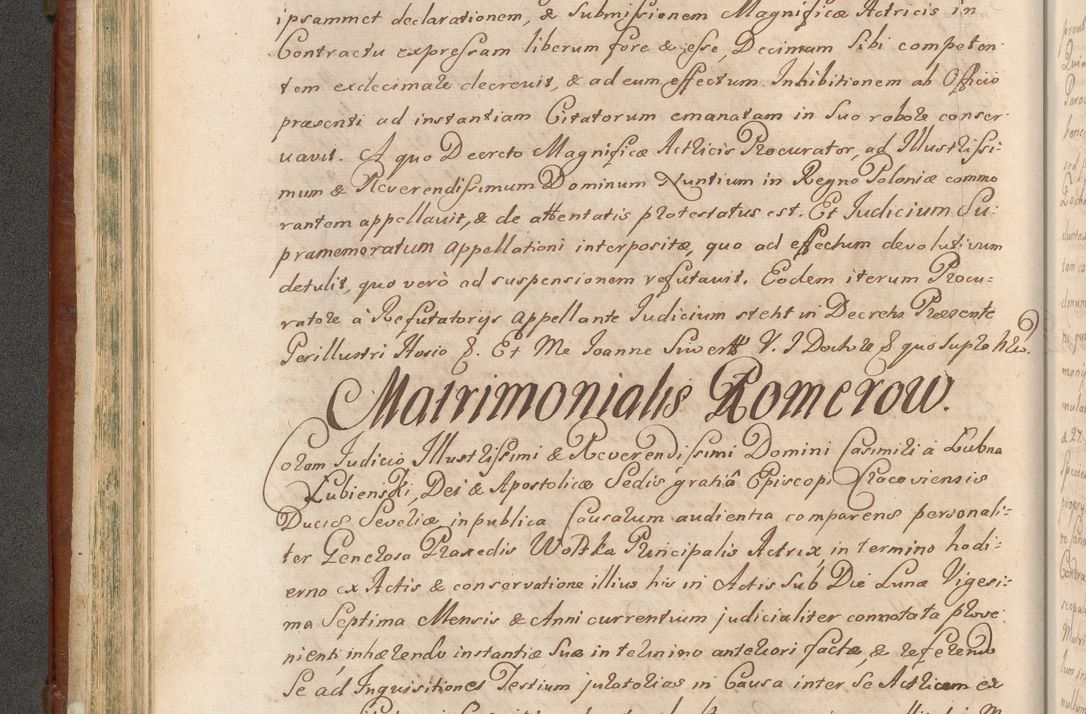 Zdjęcie nr 243 dla obiektu archiwalnego: Acta actorum episcopalium R. D. Casimiri a Łubna Łubiński, episcopi Cracoviensis, ducis Severiae ab anno 1714 ad annum 1719 conscripta. Volumen II