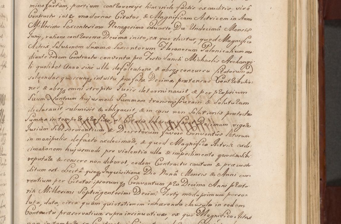 Zdjęcie nr 242 dla obiektu archiwalnego: Acta actorum episcopalium R. D. Casimiri a Łubna Łubiński, episcopi Cracoviensis, ducis Severiae ab anno 1714 ad annum 1719 conscripta. Volumen II