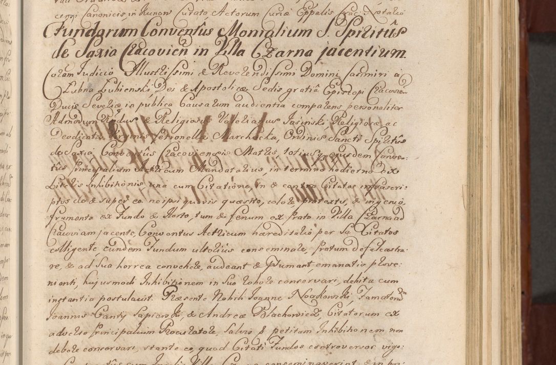 Zdjęcie nr 240 dla obiektu archiwalnego: Acta actorum episcopalium R. D. Casimiri a Łubna Łubiński, episcopi Cracoviensis, ducis Severiae ab anno 1714 ad annum 1719 conscripta. Volumen II