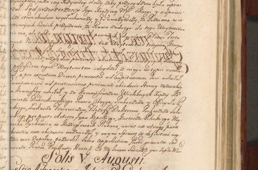 Zdjęcie nr 228 dla obiektu archiwalnego: Acta actorum episcopalium R. D. Casimiri a Łubna Łubiński, episcopi Cracoviensis, ducis Severiae ab anno 1714 ad annum 1719 conscripta. Volumen II