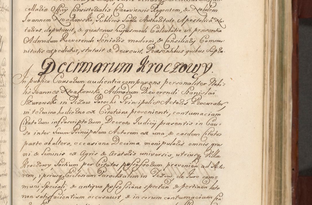 Zdjęcie nr 224 dla obiektu archiwalnego: Acta actorum episcopalium R. D. Casimiri a Łubna Łubiński, episcopi Cracoviensis, ducis Severiae ab anno 1714 ad annum 1719 conscripta. Volumen II