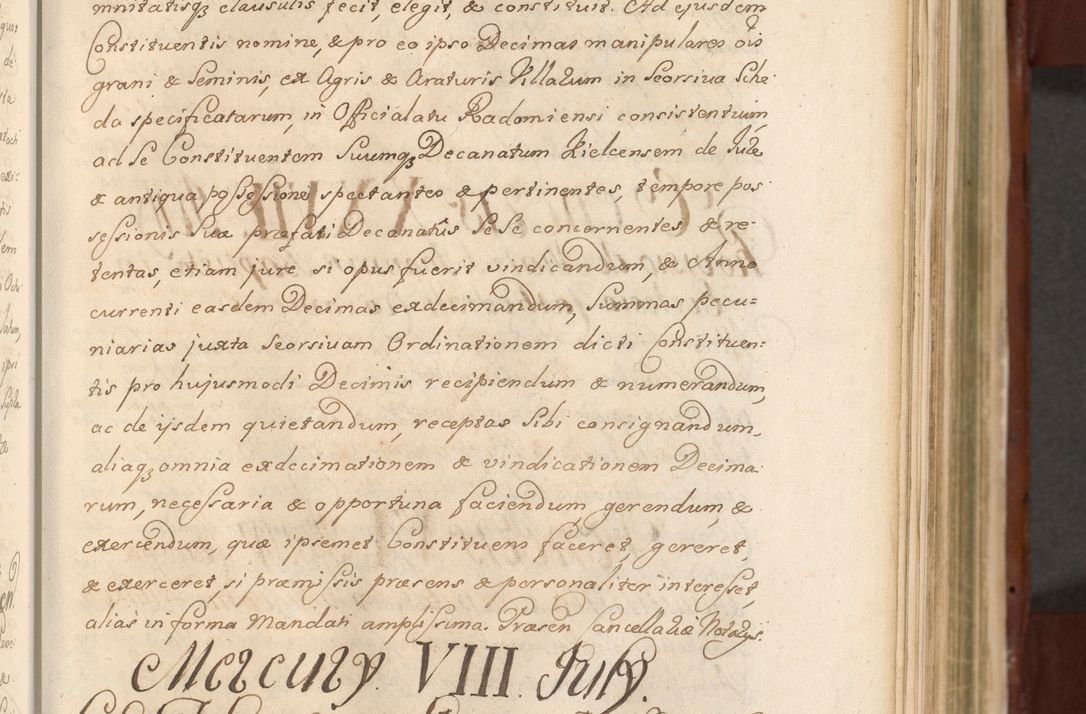 Zdjęcie nr 220 dla obiektu archiwalnego: Acta actorum episcopalium R. D. Casimiri a Łubna Łubiński, episcopi Cracoviensis, ducis Severiae ab anno 1714 ad annum 1719 conscripta. Volumen II