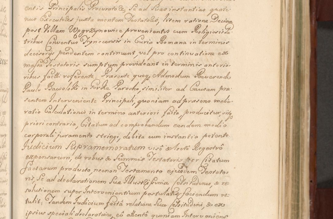 Zdjęcie nr 212 dla obiektu archiwalnego: Acta actorum episcopalium R. D. Casimiri a Łubna Łubiński, episcopi Cracoviensis, ducis Severiae ab anno 1714 ad annum 1719 conscripta. Volumen II