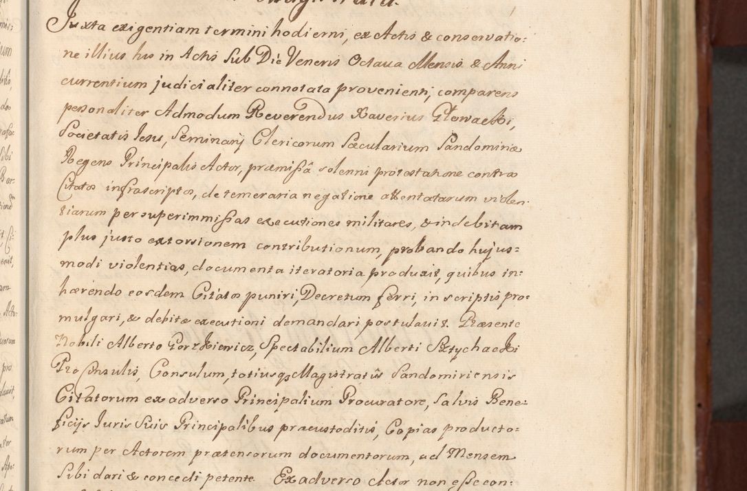 Zdjęcie nr 208 dla obiektu archiwalnego: Acta actorum episcopalium R. D. Casimiri a Łubna Łubiński, episcopi Cracoviensis, ducis Severiae ab anno 1714 ad annum 1719 conscripta. Volumen II