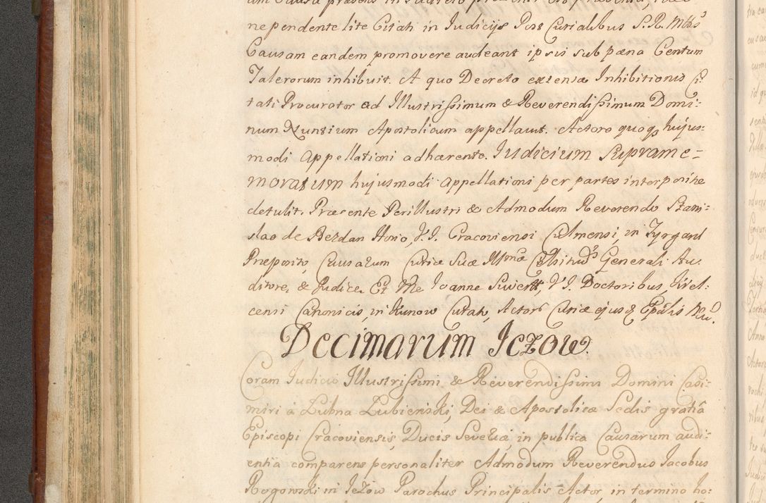Zdjęcie nr 209 dla obiektu archiwalnego: Acta actorum episcopalium R. D. Casimiri a Łubna Łubiński, episcopi Cracoviensis, ducis Severiae ab anno 1714 ad annum 1719 conscripta. Volumen II