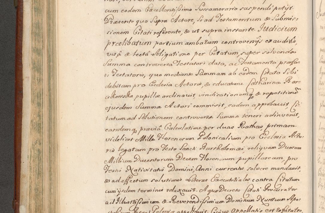 Zdjęcie nr 207 dla obiektu archiwalnego: Acta actorum episcopalium R. D. Casimiri a Łubna Łubiński, episcopi Cracoviensis, ducis Severiae ab anno 1714 ad annum 1719 conscripta. Volumen II