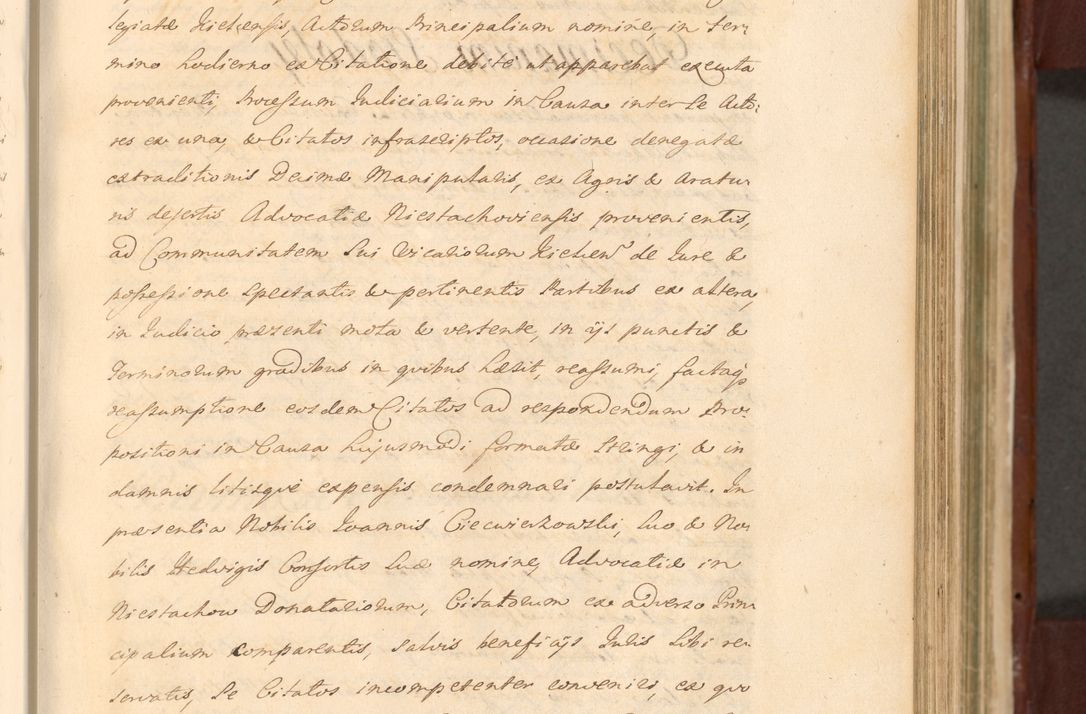 Zdjęcie nr 599 dla obiektu archiwalnego: Acta actorum episcopalium R. D. Casimiri a Łubna Łubiński, episcopi Cracoviensis, ducis Severiae ab anno 1714 ad annum 1719 conscripta. Volumen II