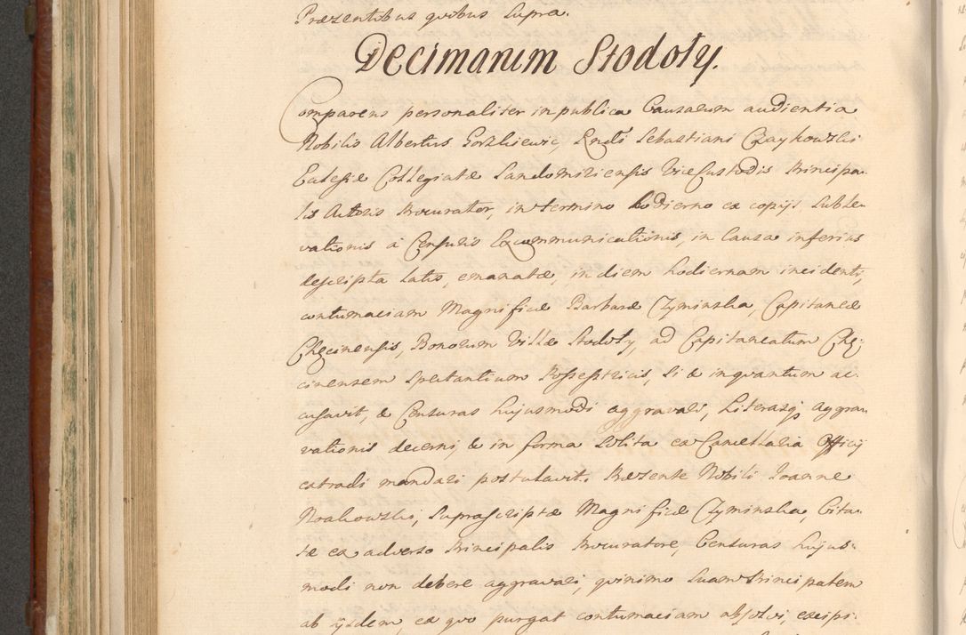 Zdjęcie nr 598 dla obiektu archiwalnego: Acta actorum episcopalium R. D. Casimiri a Łubna Łubiński, episcopi Cracoviensis, ducis Severiae ab anno 1714 ad annum 1719 conscripta. Volumen II