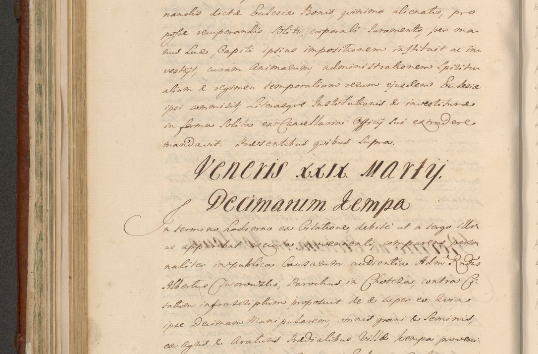 Zdjęcie nr 600 dla obiektu archiwalnego: Acta actorum episcopalium R. D. Casimiri a Łubna Łubiński, episcopi Cracoviensis, ducis Severiae ab anno 1714 ad annum 1719 conscripta. Volumen II