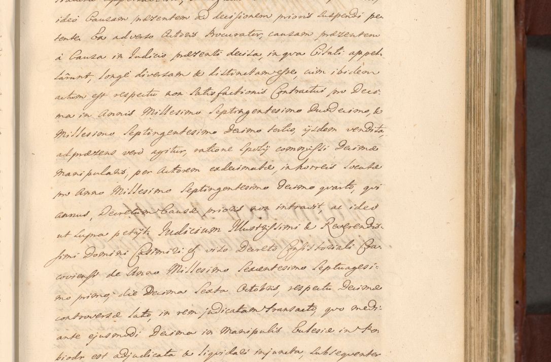 Zdjęcie nr 595 dla obiektu archiwalnego: Acta actorum episcopalium R. D. Casimiri a Łubna Łubiński, episcopi Cracoviensis, ducis Severiae ab anno 1714 ad annum 1719 conscripta. Volumen II