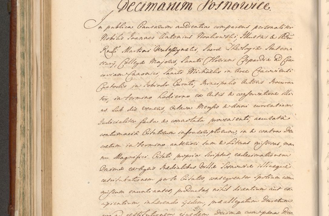 Zdjęcie nr 592 dla obiektu archiwalnego: Acta actorum episcopalium R. D. Casimiri a Łubna Łubiński, episcopi Cracoviensis, ducis Severiae ab anno 1714 ad annum 1719 conscripta. Volumen II