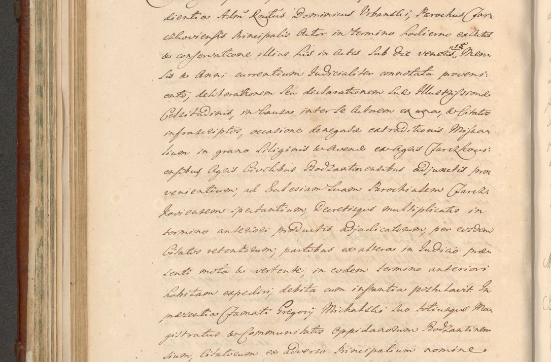 Zdjęcie nr 584 dla obiektu archiwalnego: Acta actorum episcopalium R. D. Casimiri a Łubna Łubiński, episcopi Cracoviensis, ducis Severiae ab anno 1714 ad annum 1719 conscripta. Volumen II