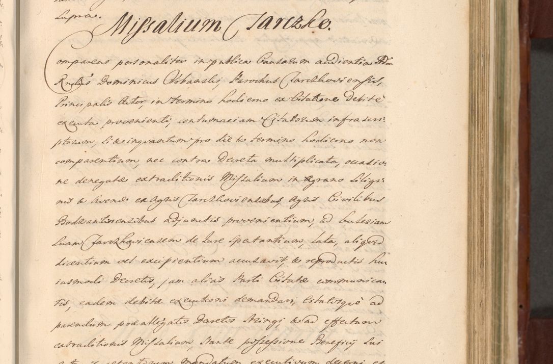 Zdjęcie nr 577 dla obiektu archiwalnego: Acta actorum episcopalium R. D. Casimiri a Łubna Łubiński, episcopi Cracoviensis, ducis Severiae ab anno 1714 ad annum 1719 conscripta. Volumen II