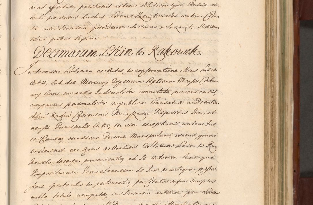 Zdjęcie nr 575 dla obiektu archiwalnego: Acta actorum episcopalium R. D. Casimiri a Łubna Łubiński, episcopi Cracoviensis, ducis Severiae ab anno 1714 ad annum 1719 conscripta. Volumen II