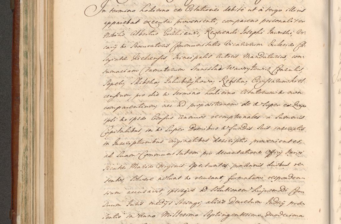 Zdjęcie nr 572 dla obiektu archiwalnego: Acta actorum episcopalium R. D. Casimiri a Łubna Łubiński, episcopi Cracoviensis, ducis Severiae ab anno 1714 ad annum 1719 conscripta. Volumen II