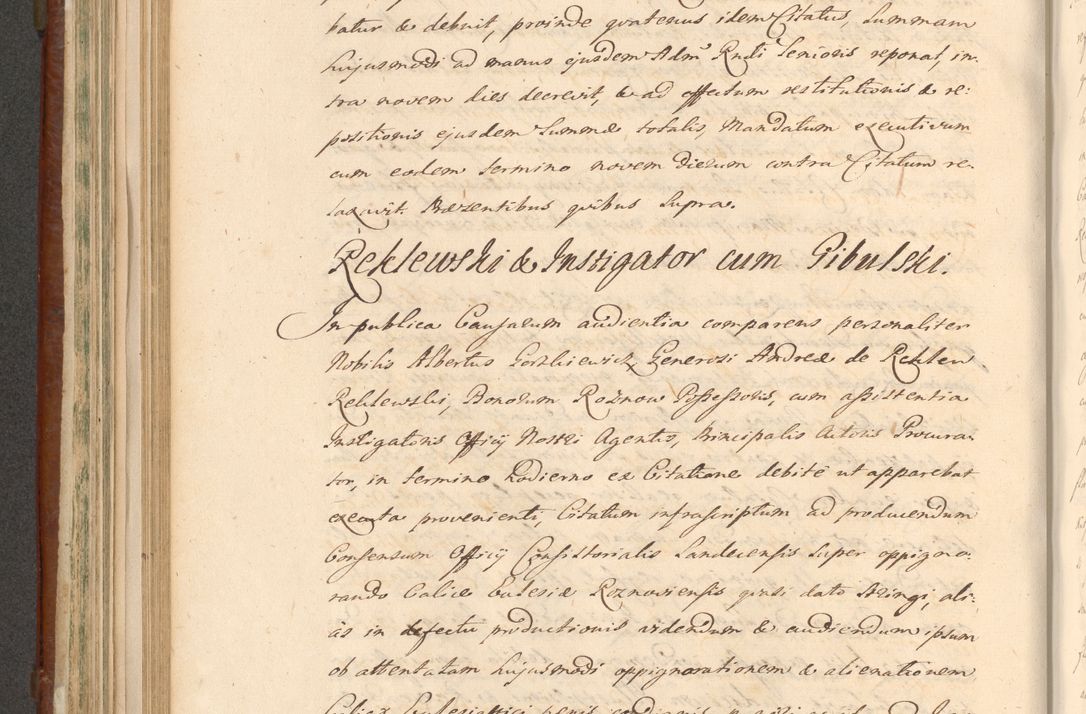 Zdjęcie nr 568 dla obiektu archiwalnego: Acta actorum episcopalium R. D. Casimiri a Łubna Łubiński, episcopi Cracoviensis, ducis Severiae ab anno 1714 ad annum 1719 conscripta. Volumen II