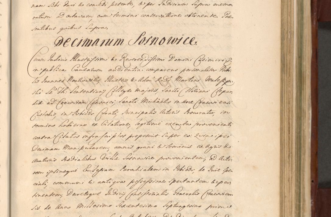 Zdjęcie nr 563 dla obiektu archiwalnego: Acta actorum episcopalium R. D. Casimiri a Łubna Łubiński, episcopi Cracoviensis, ducis Severiae ab anno 1714 ad annum 1719 conscripta. Volumen II