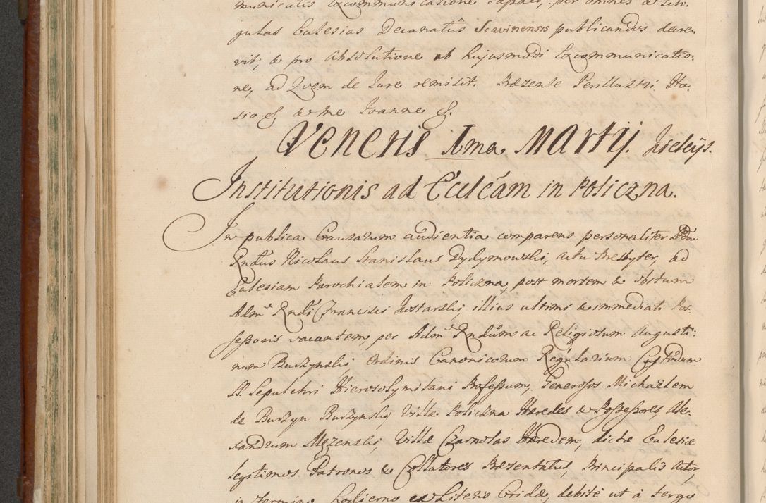 Zdjęcie nr 552 dla obiektu archiwalnego: Acta actorum episcopalium R. D. Casimiri a Łubna Łubiński, episcopi Cracoviensis, ducis Severiae ab anno 1714 ad annum 1719 conscripta. Volumen II