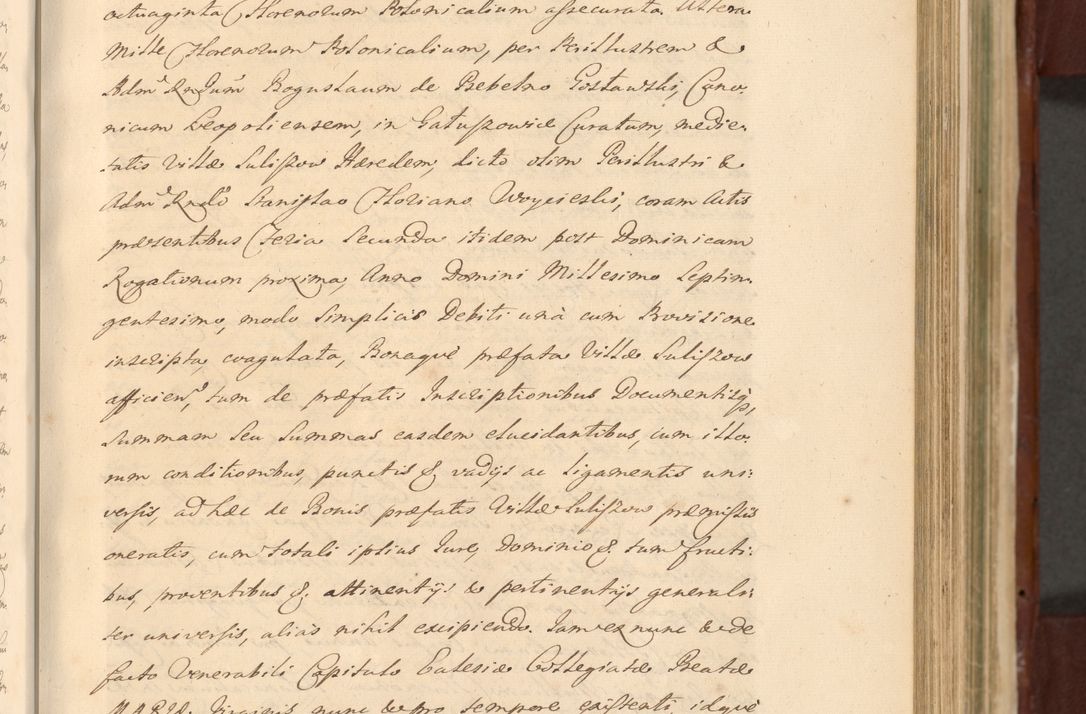 Zdjęcie nr 535 dla obiektu archiwalnego: Acta actorum episcopalium R. D. Casimiri a Łubna Łubiński, episcopi Cracoviensis, ducis Severiae ab anno 1714 ad annum 1719 conscripta. Volumen II