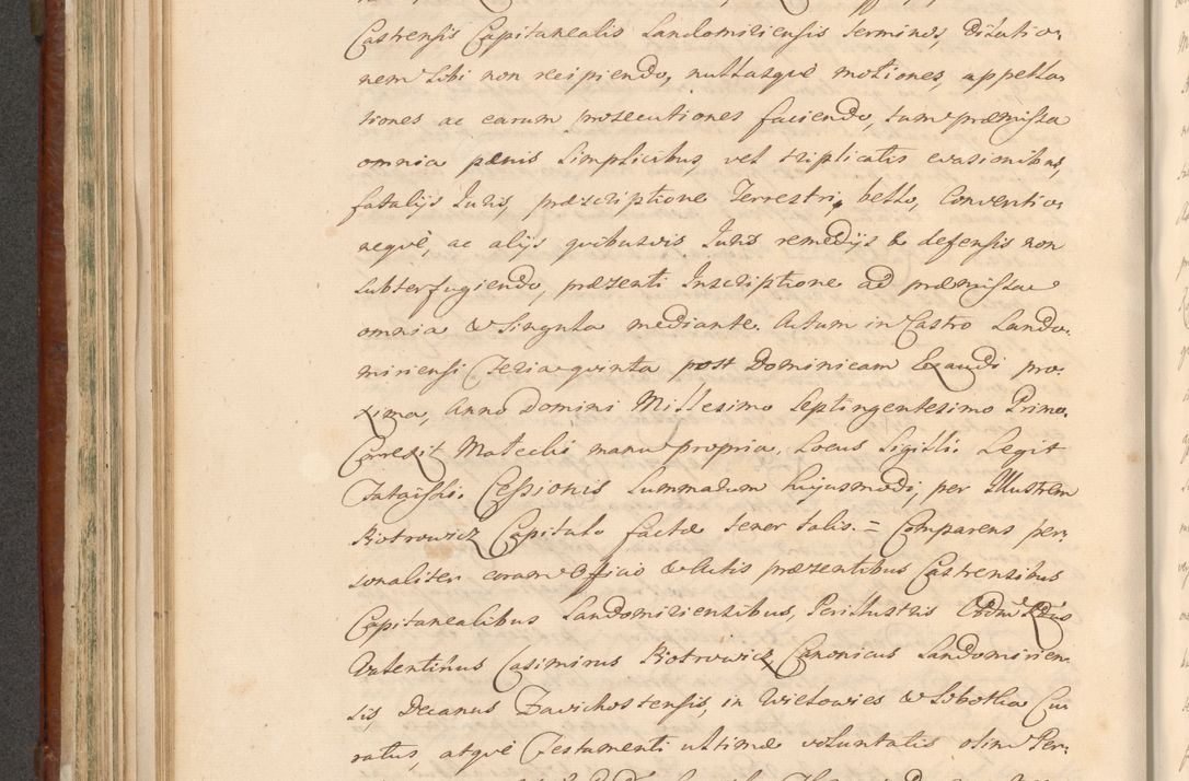 Zdjęcie nr 532 dla obiektu archiwalnego: Acta actorum episcopalium R. D. Casimiri a Łubna Łubiński, episcopi Cracoviensis, ducis Severiae ab anno 1714 ad annum 1719 conscripta. Volumen II