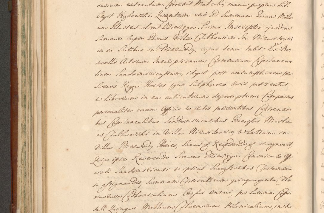 Zdjęcie nr 534 dla obiektu archiwalnego: Acta actorum episcopalium R. D. Casimiri a Łubna Łubiński, episcopi Cracoviensis, ducis Severiae ab anno 1714 ad annum 1719 conscripta. Volumen II