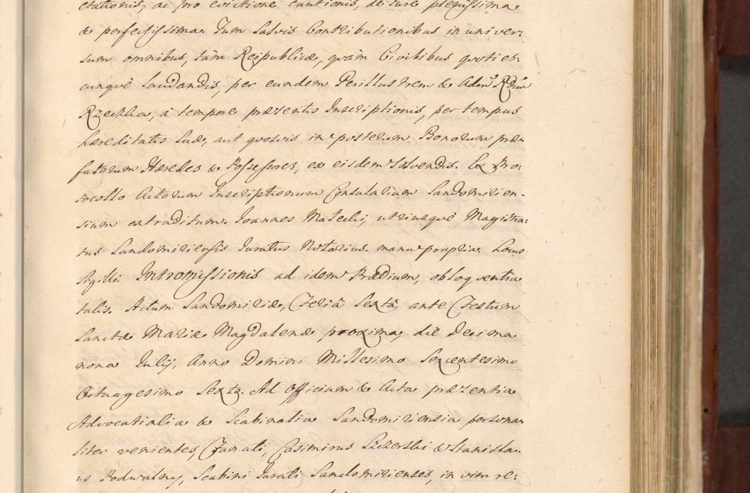 Zdjęcie nr 501 dla obiektu archiwalnego: Acta actorum episcopalium R. D. Casimiri a Łubna Łubiński, episcopi Cracoviensis, ducis Severiae ab anno 1714 ad annum 1719 conscripta. Volumen II