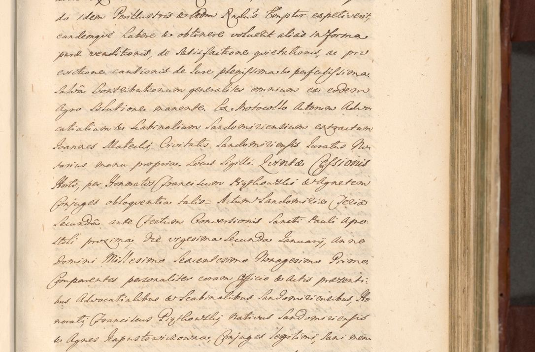 Zdjęcie nr 505 dla obiektu archiwalnego: Acta actorum episcopalium R. D. Casimiri a Łubna Łubiński, episcopi Cracoviensis, ducis Severiae ab anno 1714 ad annum 1719 conscripta. Volumen II