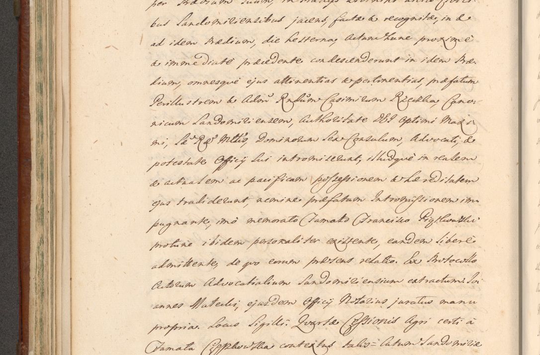 Zdjęcie nr 500 dla obiektu archiwalnego: Acta actorum episcopalium R. D. Casimiri a Łubna Łubiński, episcopi Cracoviensis, ducis Severiae ab anno 1714 ad annum 1719 conscripta. Volumen II