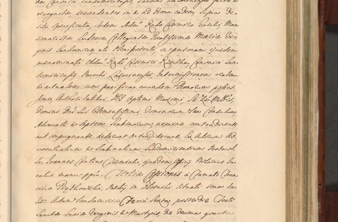 Zdjęcie nr 497 dla obiektu archiwalnego: Acta actorum episcopalium R. D. Casimiri a Łubna Łubiński, episcopi Cracoviensis, ducis Severiae ab anno 1714 ad annum 1719 conscripta. Volumen II