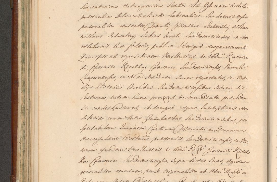 Zdjęcie nr 490 dla obiektu archiwalnego: Acta actorum episcopalium R. D. Casimiri a Łubna Łubiński, episcopi Cracoviensis, ducis Severiae ab anno 1714 ad annum 1719 conscripta. Volumen II